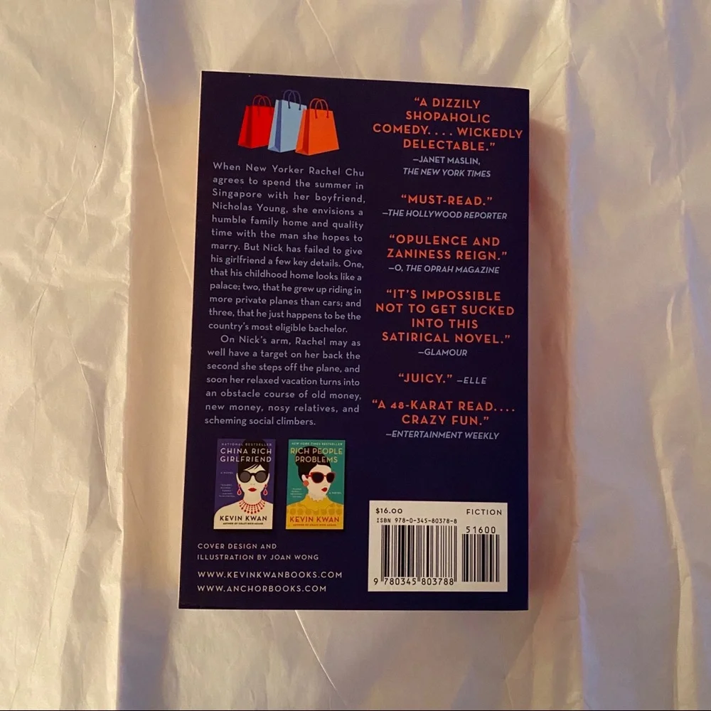Crazy Rich Asians by Kevin Kwan Paperback Book
